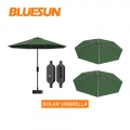 Bluesun Outdoor Warmart Paraguas con energía solar Parasol sin tarjeta Cadena de luces Playa Luces solares Paraguas