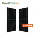 Paneles solares monocristalinos de alto rendimiento bluesun 540w 530w panel solar 550w paneles solares de medio corte 540w