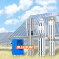 Bluesun New Arrivals AC DC Bomba de agua solar sumergible 110V 2HP 3HP 5HP Bomba de agua solar