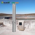 El mejor precio profundo 2hp 3hp dc sistema de bomba de pozo solar 2.2kw sistema de bomba de agua solar para la agricultura