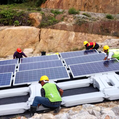 270Kw planta solar flotante en Malasia