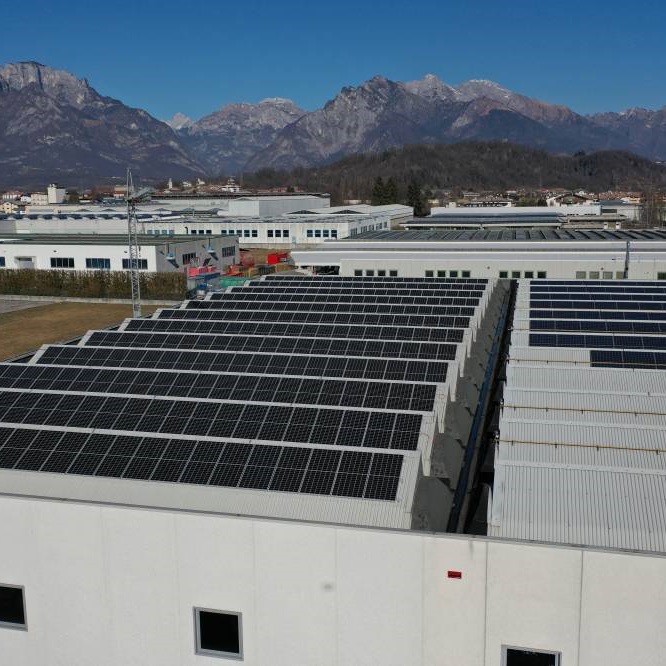 Bluesun 120KW On Grid Solar Project en Italia
