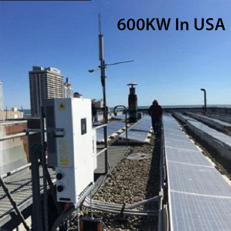 Sistema de energía solar montado en tierra de 600kw en EE. UU.