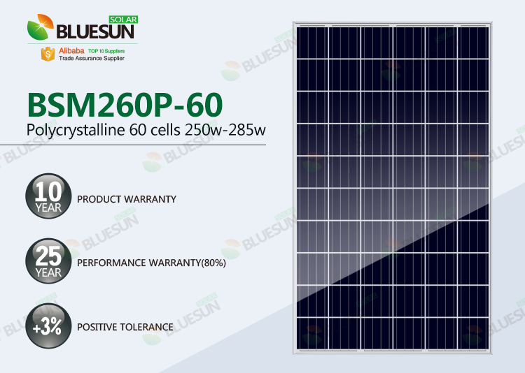 4BB 24V Poly 270w solar panel for home power system