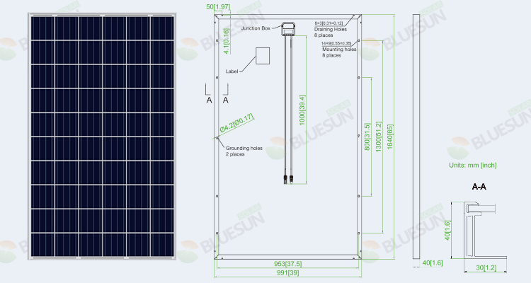 polycrystalline 270w solar panel for home