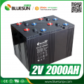 2V 2000AH triple a baterías recargables y cargador