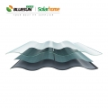 Azulejos solares Bluesun de 30 vatios para techo, teja fotovoltaica de vidrio doble de triple arco, tejas de techo de 30 vatios