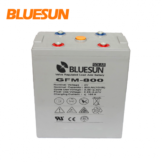 2V 800ah AGM best rechargeable battery type