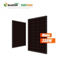 Bluesun solar 330w panel solar mono negro 330watt 330w paneles monocristalinos solares