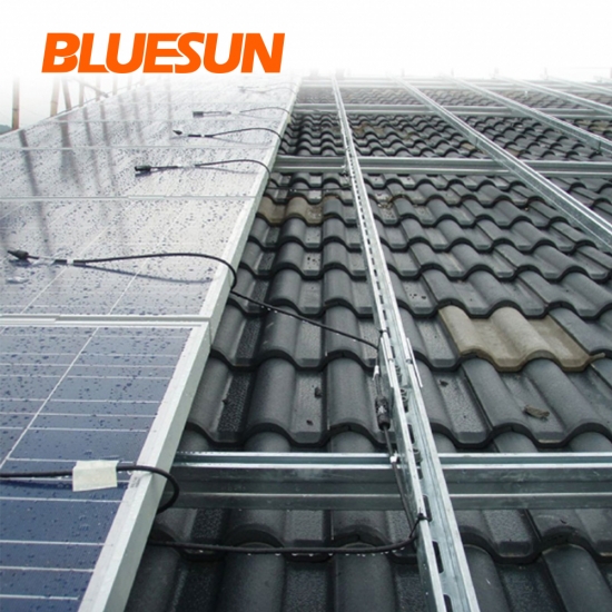 Roof Solar Panel Mounting Structure System
