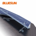 Estante de techo con panel solar de techo inclinado