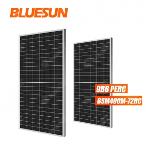 Bluesun new type 400watt solar panel solar panels perc solar module for home