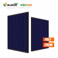 Bluesun Polycrystalline 295Watt Panel solar negro completo 295W 295Wp Módulo PV de 60 celdas