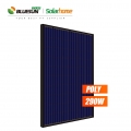 Bluesun PV Proveedor 60 celdas 290Wp Panel solar Módulo solar de silicio policristalino negro completo 290Watt 290W
