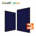 Bluesun PV Proveedor 60 celdas 290Wp Panel solar Módulo solar de silicio policristalino negro completo 290Watt 290W