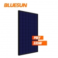 Panel solar de polietileno negro completo de 335 vatios de silicio policristalino Bluesun 335 W 335 Wp Paneles solares de 72 celdas