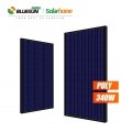 Bluesun 340W Black Backheet Panel solar Poly 340 W 340Watt 350W 355 W Panel solar de células solares