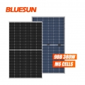 Bluesun 166mm Bifacial Perc PV Module 380watt 380 wp 380w Perc Half Cell Mono Panel solar fotovoltaico