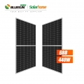BluesunHigh Efficiency Solar Module 144cell Half Cut Perc Panel Solar 440Watt 440W Módulo PV negro 440Wp Paneles Solares