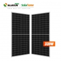 Bluesun Solar Production 330 Watt 330W Panel solar Perc Half Cell 330W Precio fotovoltaico