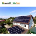 Panel solar con tejas Bluesun, módulos fotovoltaicos superpuestos de panel solar de 415 W, negro completo, 410 W, 415 vatios
