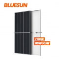 Bluesun recién llegados panel solar de células solares de alta eficiencia de 210 mm 540w 550w 600w 555w panel solar de media celda panel solar mono perc
