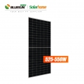 Paneles solares monocristalinos de alto rendimiento bluesun 540w 530w panel solar 550w paneles solares de medio corte 540w