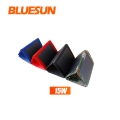 Papel flexible solar de la teja negra del panel solar de la película fina flexible de bluesun fácil de limpiar