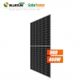 Panel solar bifacial con certificado UL de Bluesun BSM460M-72HBD Tecnología MBB Panel solar de vidrio dual de 460 W en stock de EE. UU.