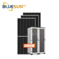 Planta de energía solar híbrida del almacenamiento 500KW de Bluesun Energy para uso comercial