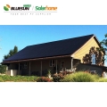 Bluesun todo el certificado del ce del precio del panel solar del mini panel solar 18v ​​70w 110w del negro de la energía solar