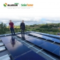 Planta de energía solar Bluesun 2MW Sistema solar fotovoltaico Industria comercial