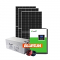 Bluesun 5KW 10KW Sistema de energía solar fuera de la red Energía ininterrumpida para el hogar para abastecer a las zonas rurales de la isla