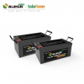 Baterías recargables Bluesun Batería de iones de litio 12V 200Ah LifePO4 Batería solar de litio 200Ah Batería DOD