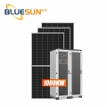 bluesun 1MW 2MW 3MW híbrido fuera de la red diseño de planta de energía solar para proyecto EPC
