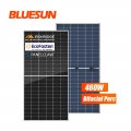 Bluesun Certificado UL Panel solar bifacial BSM460M-72HBD MBB Tecnología 460W Panel solar de vidrio dual En stock de EE. UU.
