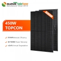 Panel solar de 440 W Topcon todo negro para uso comercial doméstico