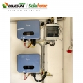 CA de alta frecuencia 10kW de Bluesun inversor solar híbrido de 3 fases para el sistema de almacenamiento de energía solar
        