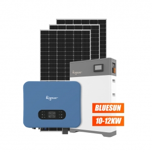 10KW Hybrid Solar System Connect To Grid And With Batteries Bank For 380V 400V Voltage