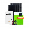 Batería de almacenamiento de energía bluesun 3kw fuera del sistema eléctrico solar de la red para el hogar