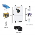 Inversor solar trifásico de 10kw, salida de conexión a red, inversor de almacenamiento solar puro de alta calidad IP65