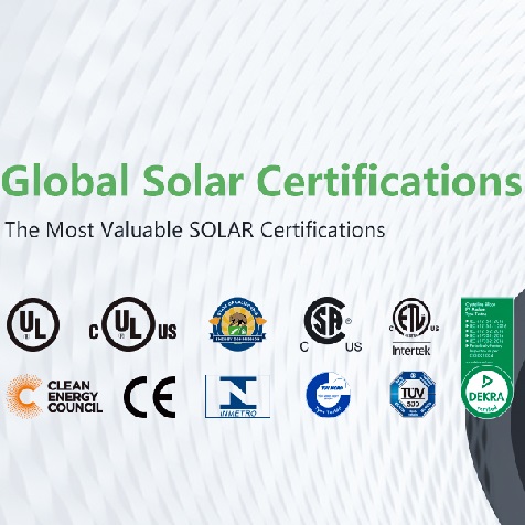 bluesun full set certificaciones de energía fotovoltaica