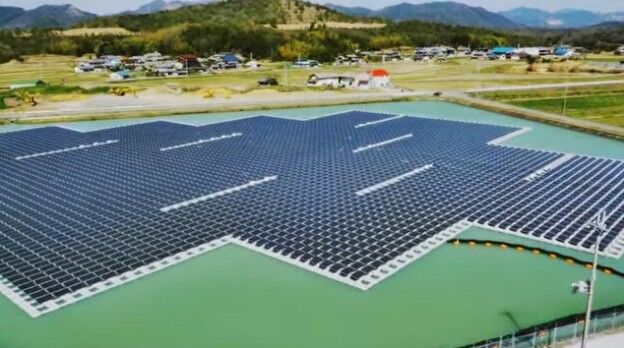 La tierra no es suficiente Japón para construir la mayor planta de energía solar flotante del mundo