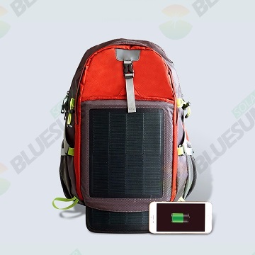  Bluesun Nuevas mochilas solares de tendencias al aire libre para camping y negocio