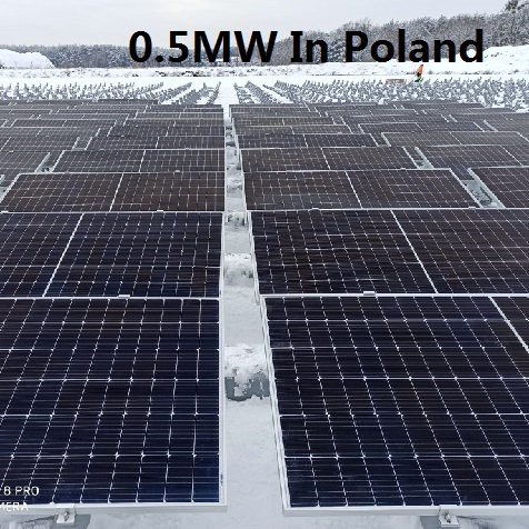  Bluesun 0.5mw Flotando Planta de energía solar en Polonia