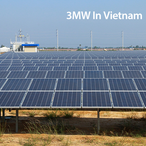  Planta de energía solar de 3mw en vietnam