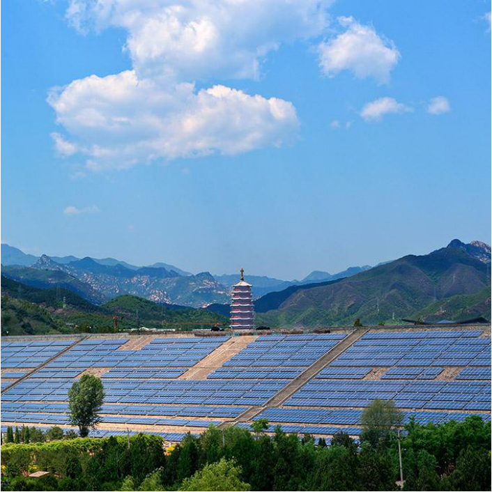 550kw en la red de la estación de energía pv en China