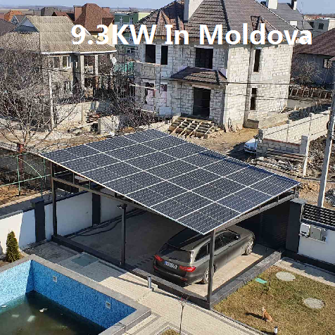  Bluesun 9.3kw en el sistema solar de cuadrícula en Moldavia