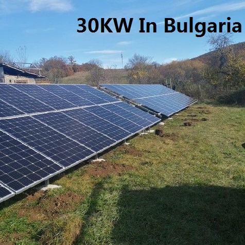  Bluesun 30KW sistema solar en bulgaria